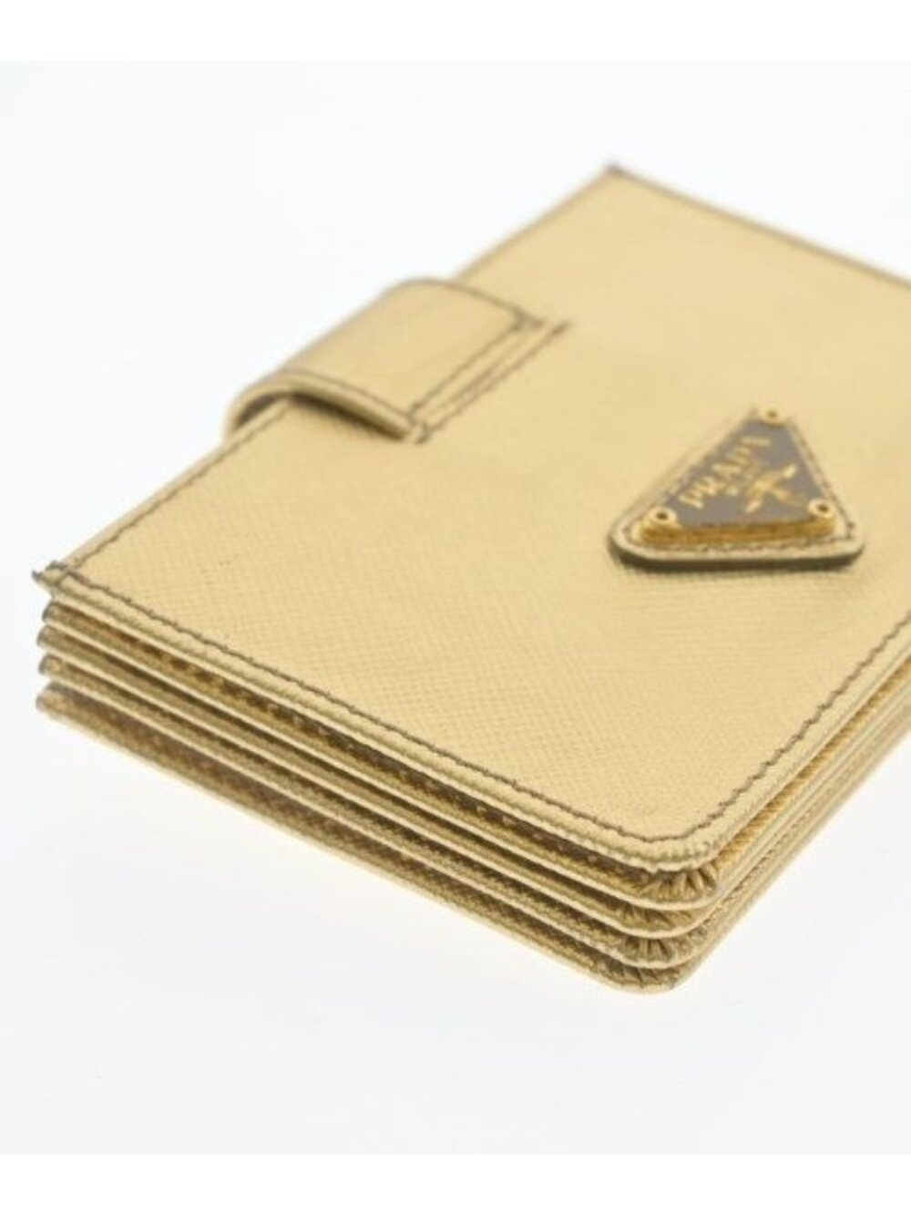 Prada Card Case Card Holders Gold - Picture 5 of 8